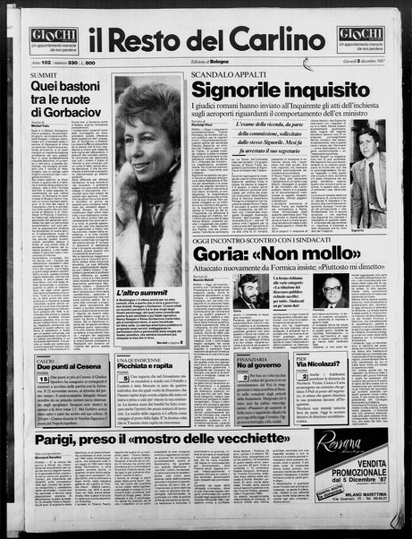 Il Resto del Carlino : giornale dell'Emilia